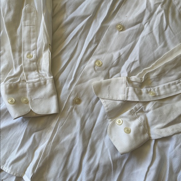 OSCAR DE LA RENTA 100% cotton button down 17 34/35 - Picture 5 of 8